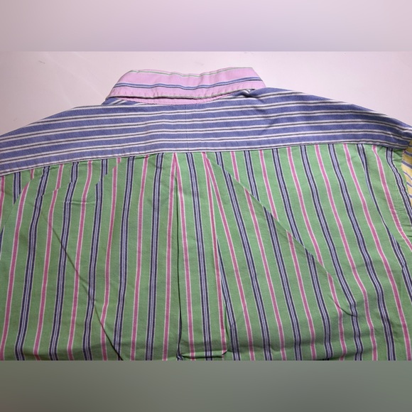 NWT POLO RALPH LAUREN Men Long Sleeve Multi Color Striped Button Oxford XXL $138 - Picture 5 of 13